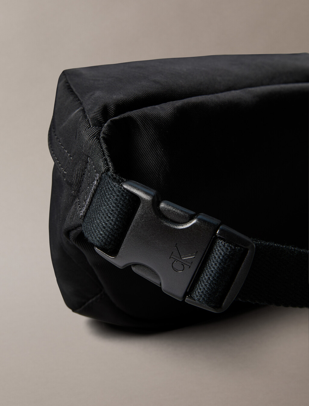 Nylon Monogram Logo Waistpack, Black, hi-res
