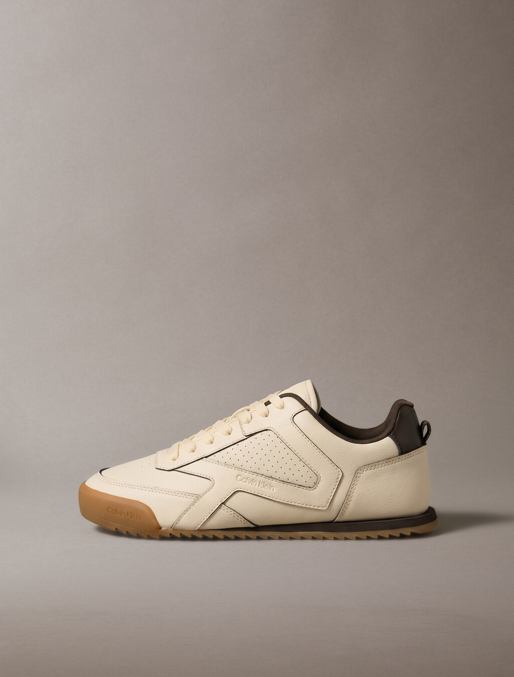 CK KAY - Low Profile Runner Trainers, Light Cashew/Rocky Brown, hi-res