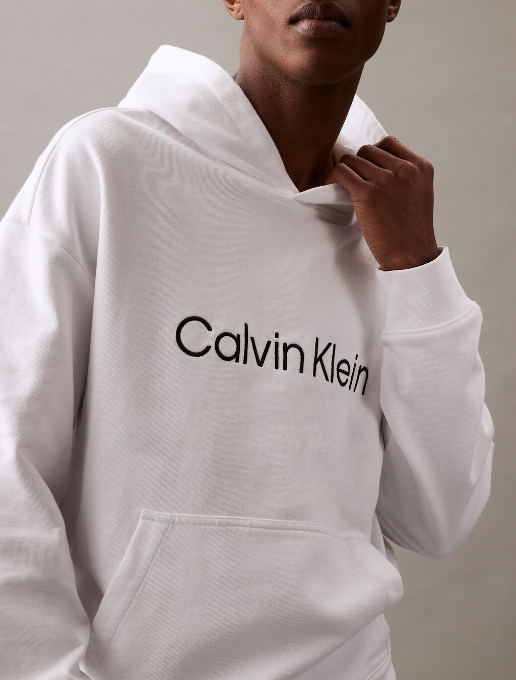 Hero Logo Terry Hoodie, Brilliant White, hi-res