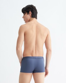 CK Black Low Rise Trunks, Blue Edge, hi-res