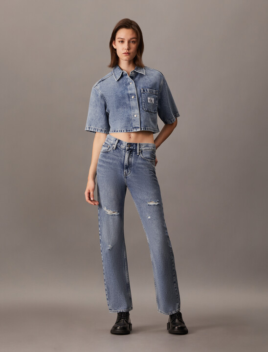 Cotton Lyocell Denim Shirt