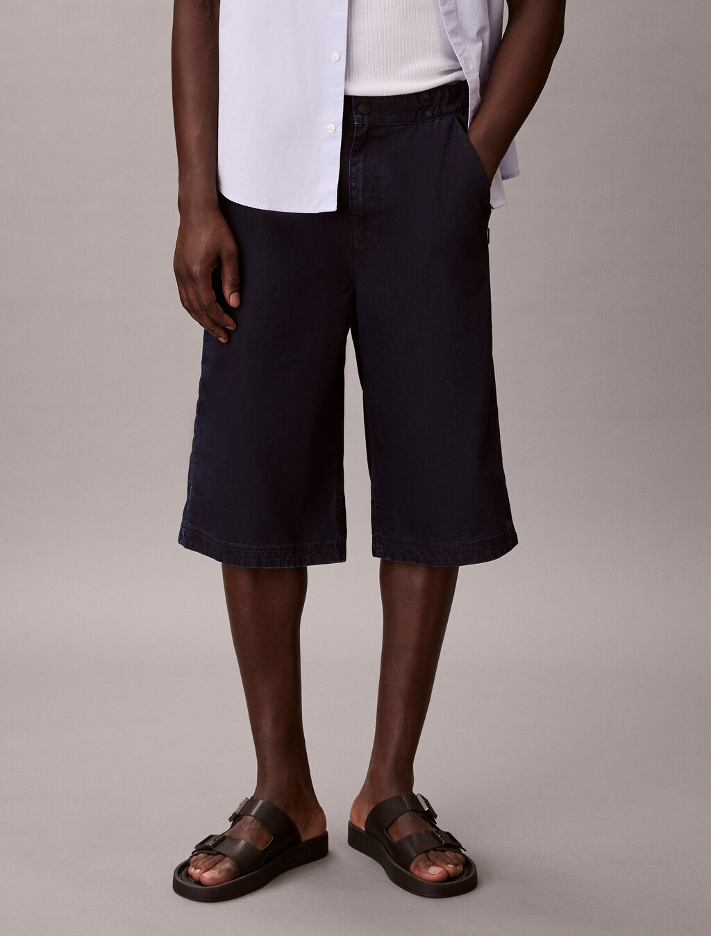 Nylon Denim Long Challenger Short, CHALLENGER, hi-res