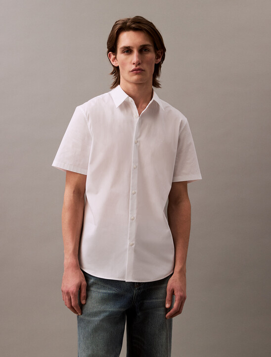 Stretch Cotton Slim Shirt