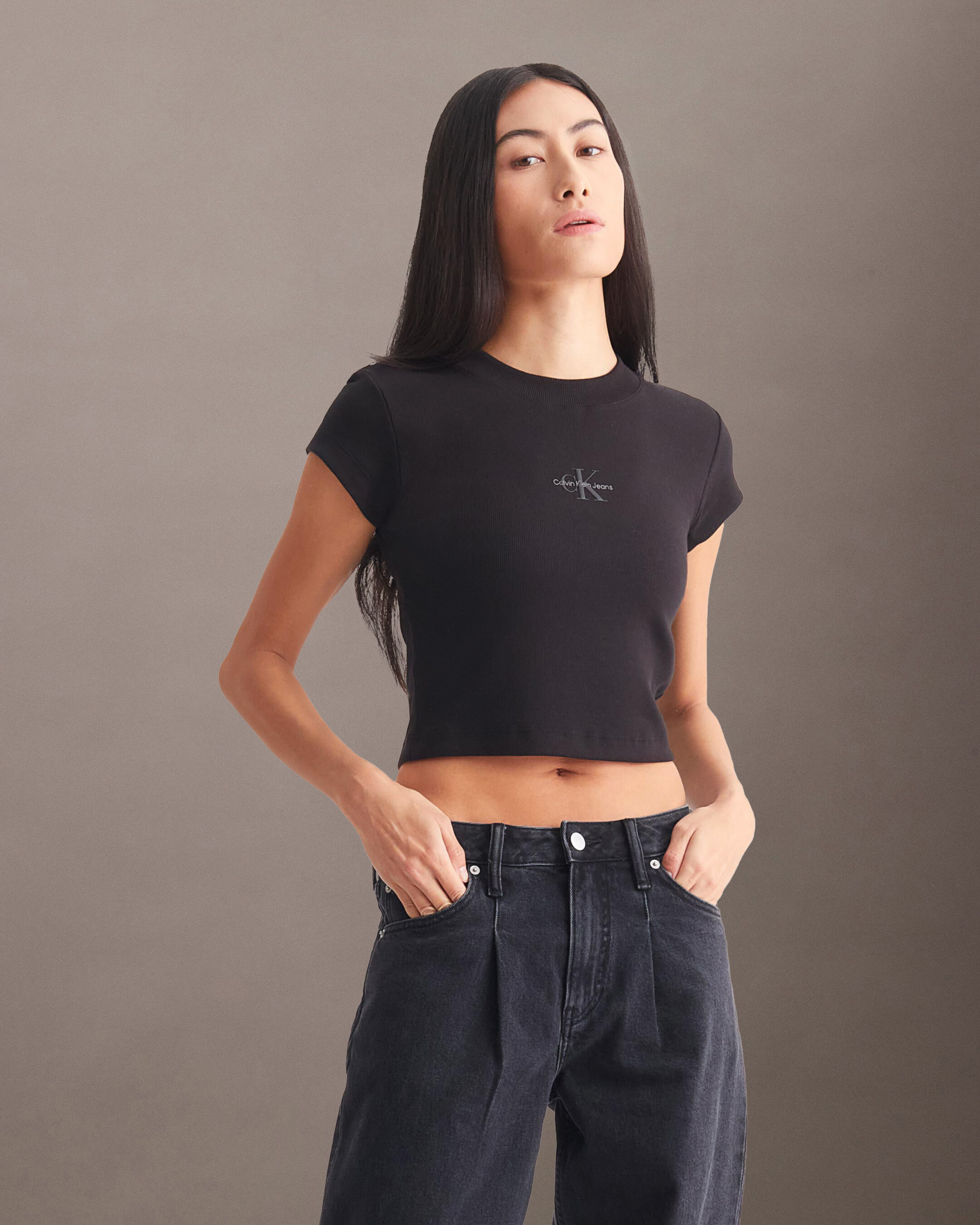 Calvin klein deals black top