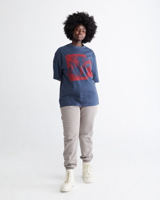 STANDARDS FLORAL COLLAGE GRAPHIC T-SHIRT
