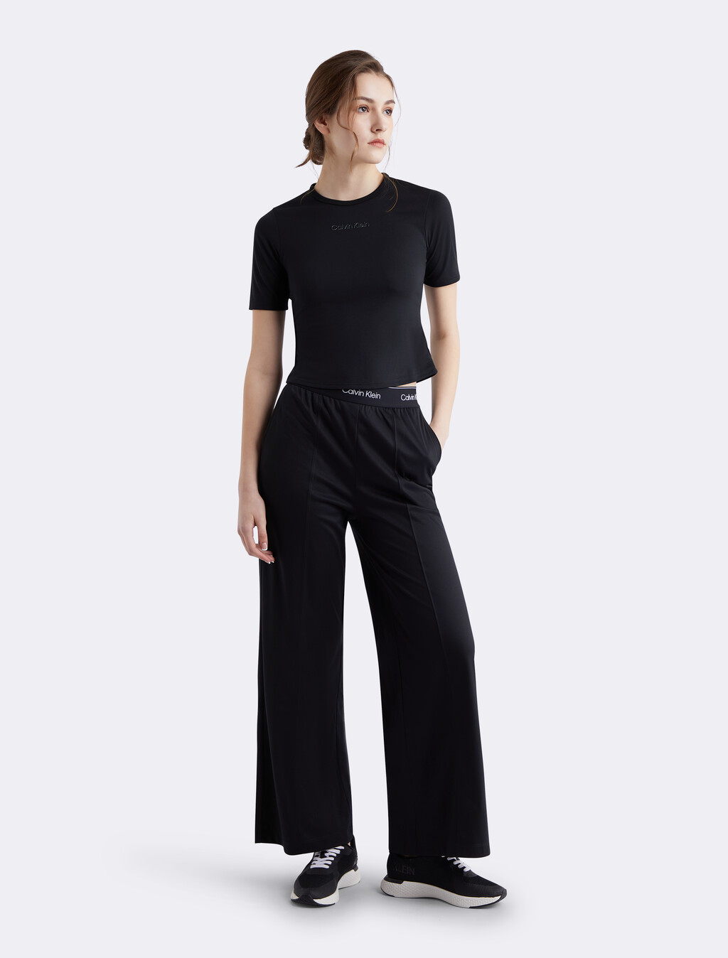 Modern Sport High Rise Wide Leg Sweatpants, BLACK BEAUTY, hi-res