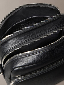 Micro Pebble Crossbody Bag, Black, hi-res