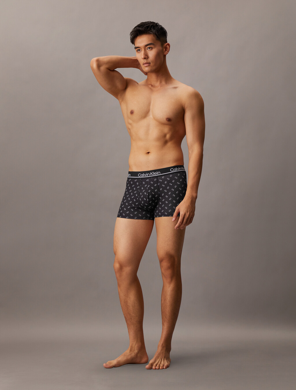 CK Micro Plus Low Rise Trunks 3 Pack, black/ rotating ck mini black/ wolf grey, hi-res