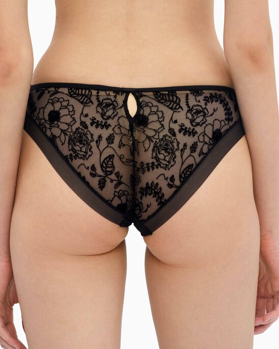 CK BLACK WILDFLOWER BIKINI