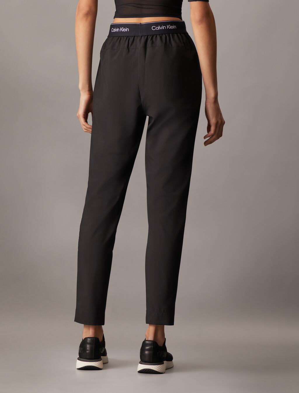 Modern Sport High Rise Tapered Pants, Black Beauty, hi-res