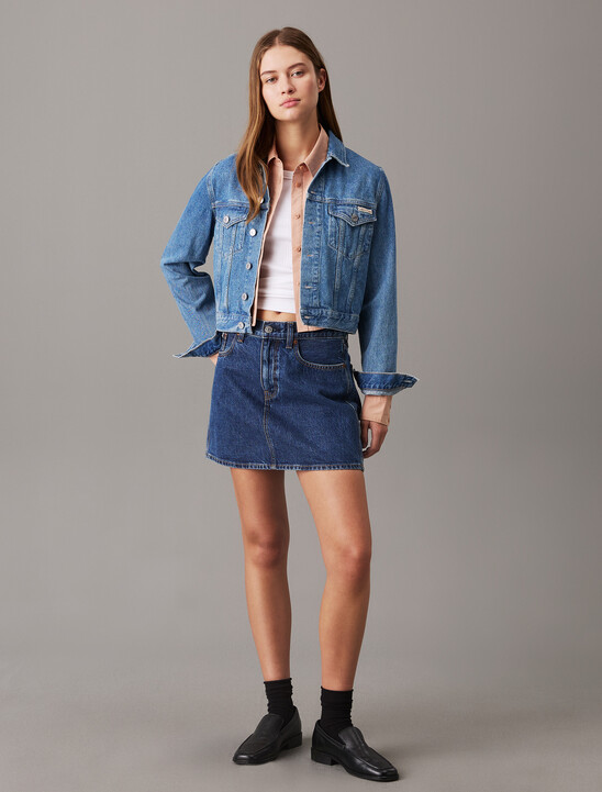 Cropped 90's Denim Jacket