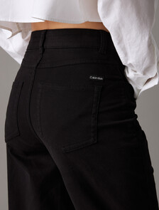 High Rise Straight Trousers, Ck Black, hi-res