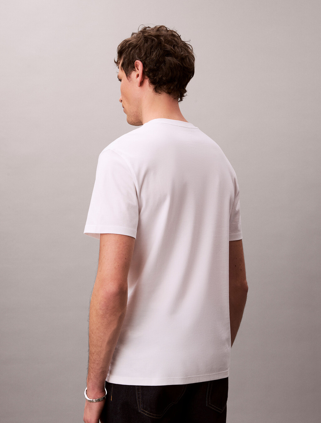 Luxury Cotton T-shirt, Bright White, hi-res