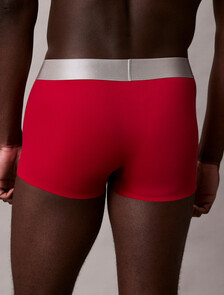 Brushed Microfiber Stretch Low Rise Trunk, Red Stamp, hi-res