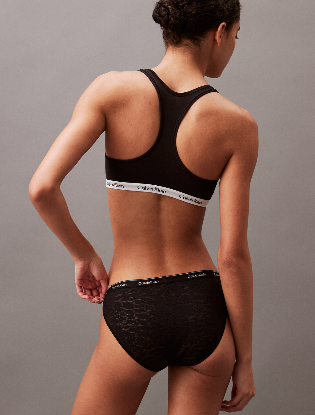Lace Low Rise Bikini Briefs, BLACK W/ BLACK WB, hi-res
