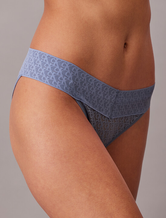 Low Rise Bikini Briefs - Icon Logo Lace