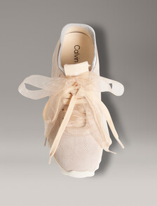 Murica - Suede Organza Runner Trainers, Light Cashew, hi-res