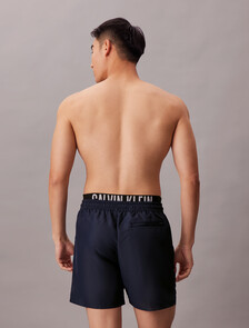 Double Waistband Swim Shorts - Intense Power, Shoreline, hi-res