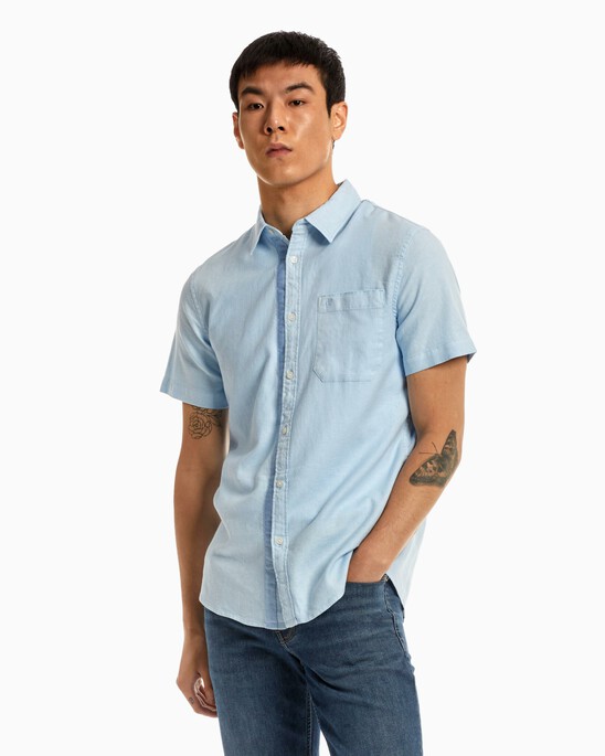 COTTON HEMP SUMMER SHIRT