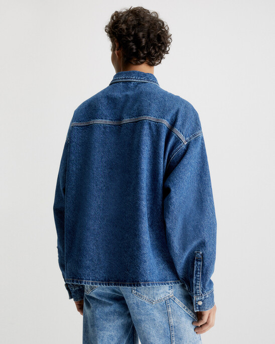 RECYCLED DENIM UTILITY SHIRT