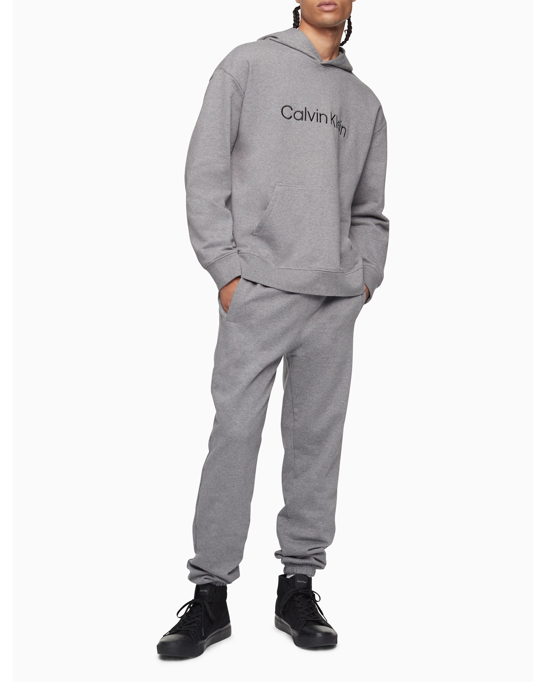 Calvin klein tracksuit shop grey