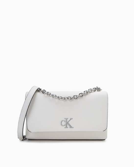 CKJ Minimal Monogram Chain Crossbody
