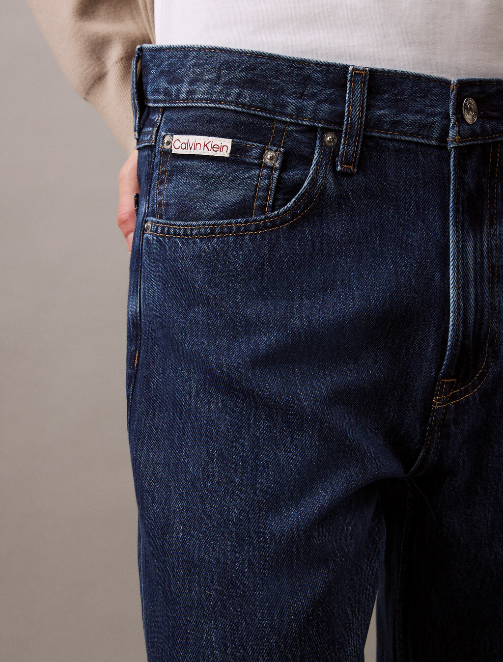 Straight 90s Jeans, DARK BLUE STONE, hi-res