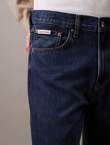 Straight 90s Jeans, DARK BLUE STONE, hi-res