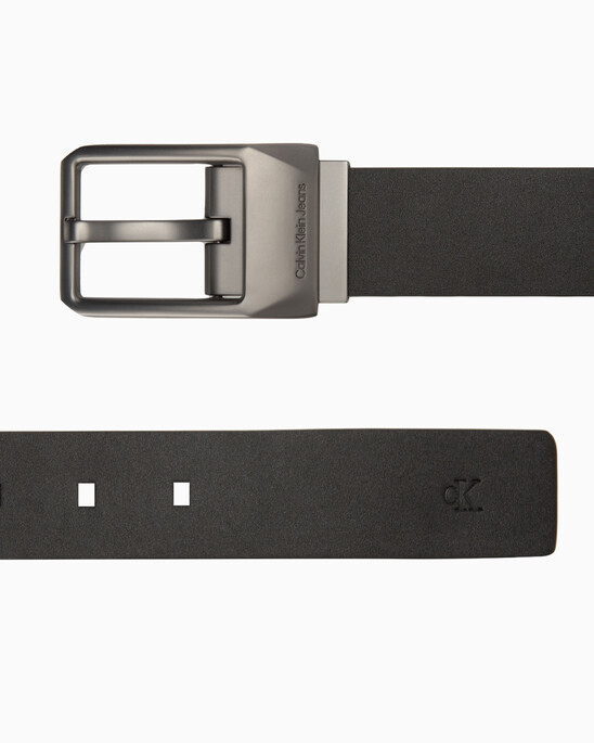 CLASSIC FACETED PIN REVERSIBLE BELT 35MM