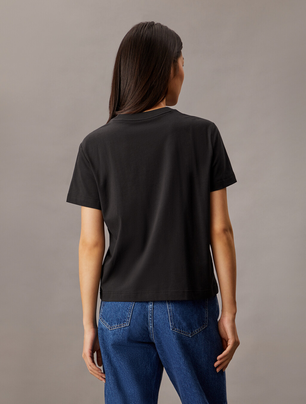 Monogram Crewneck Tee 2 Pack, Pack of 2 Black & White, hi-res