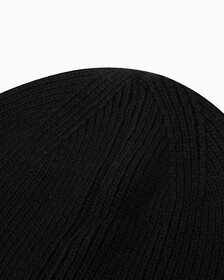 Cotton Cashmere Beanie, BLACK, hi-res