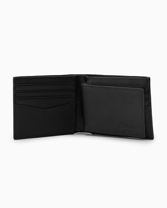 MICRO PEBBLE BILLFOLD WALLET WITH CARD CASE