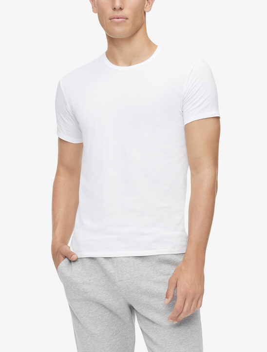 3 Pack Cotton Stretch Crewneck Tee