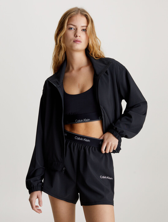 Cropped Zip Up Jacket