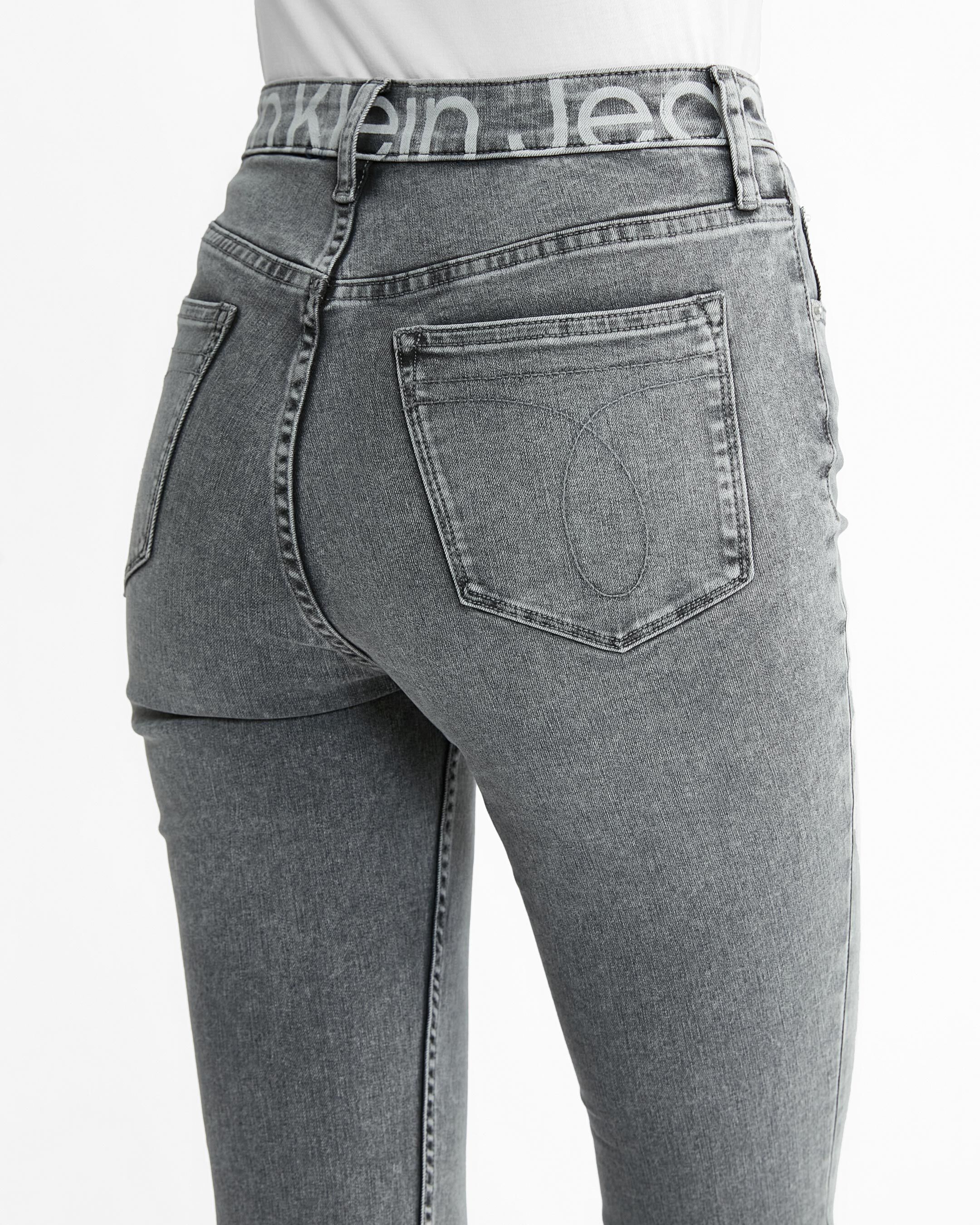 Ultimate Stretch High Rise Skinny Jeans grey Calvin Klein Malaysia