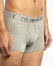 Embossed Icon Cotton Trunks, Grey Heather, hi-res