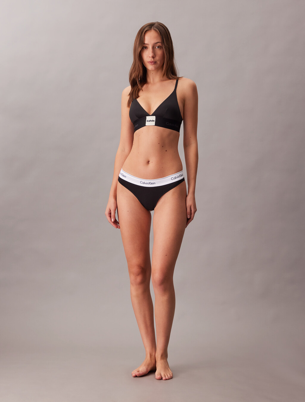 Icon Cotton Thong, BLACK, hi-res