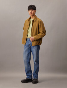Calvin Logo Crew Neck Tee, Hay, hi-res