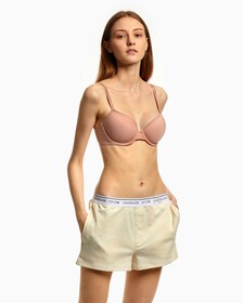 SHEER MARQUISETTE LIGHT LINED DEMI BRA, Subdued, hi-res