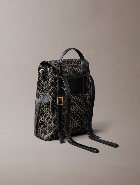 Allover Emblem Logo Mini Backpack