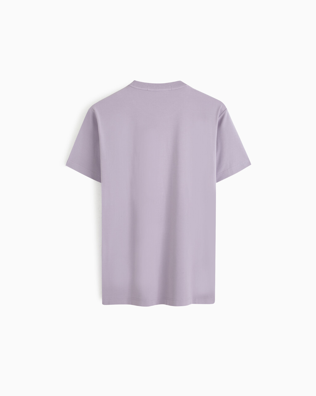 Metallic Foil Monogram Organic Cotton Tee, Lavender Aura, hi-res
