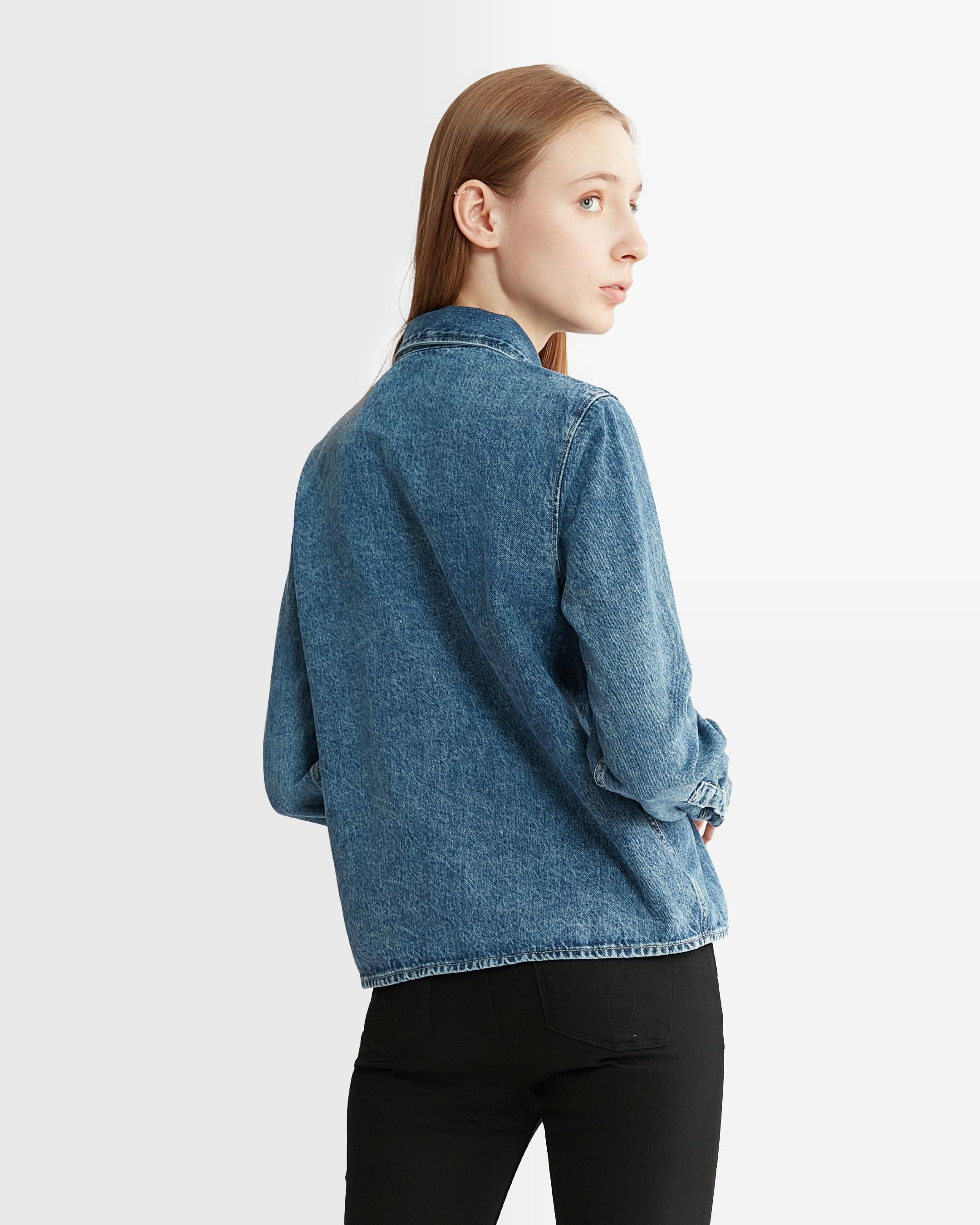 Calvin klein hotsell womens denim shirt