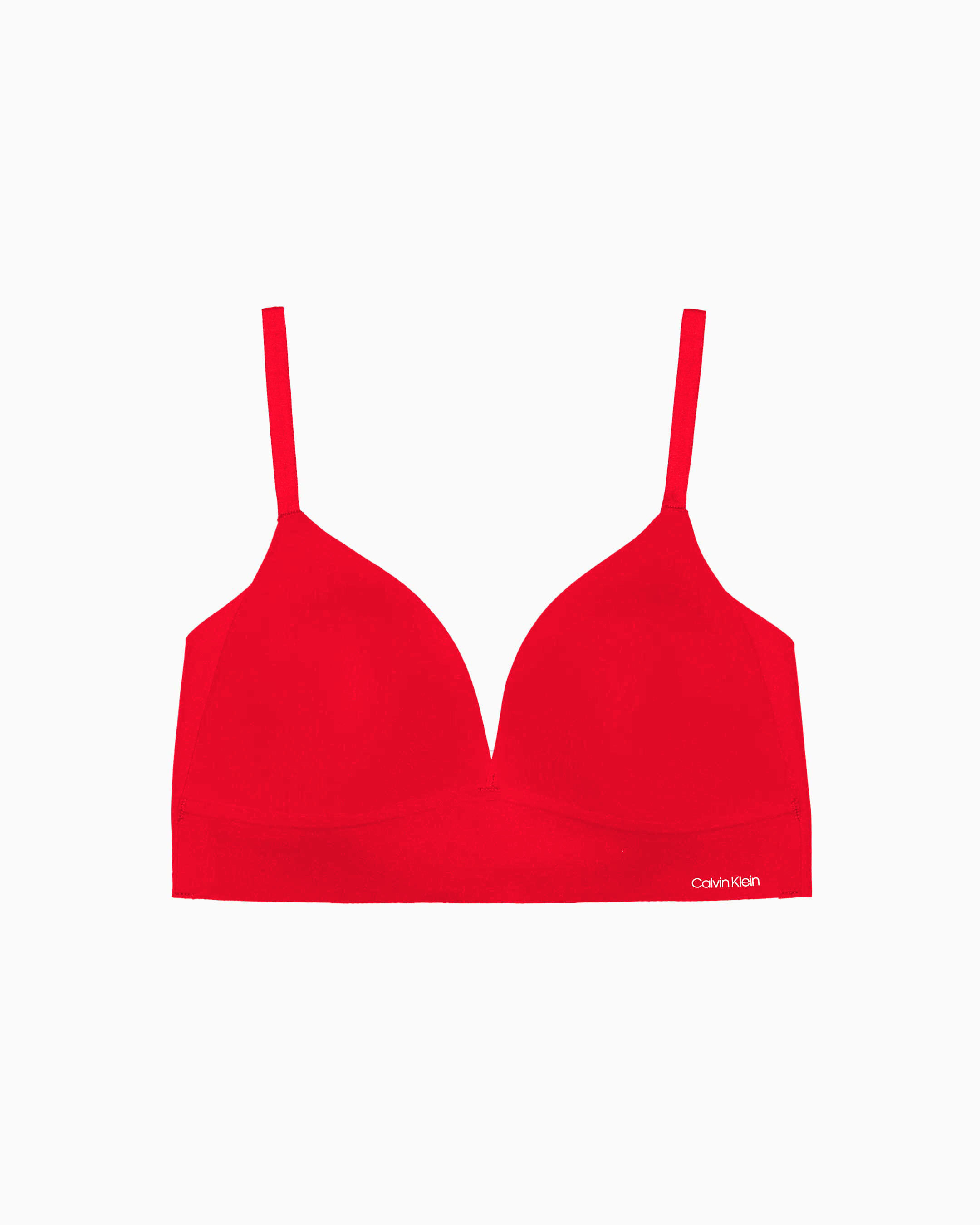 Red calvin top klein sports bra