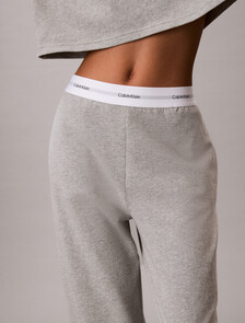 Logo Cotton Jersey Pyjama Pants, B10 Grey Heather, hi-res