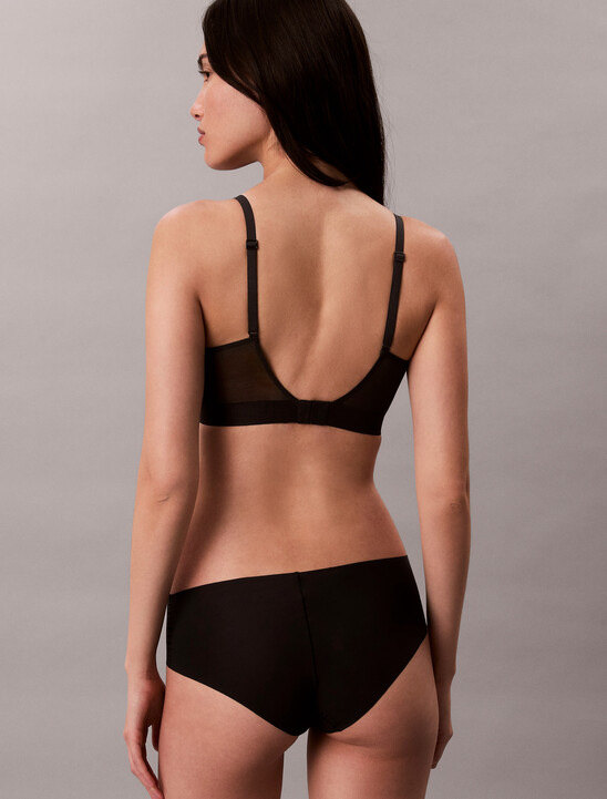 Invisibles Microfiber Mesh Push Up Plunge Bra