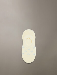 Monogram Liner Sock, IVORY, hi-res