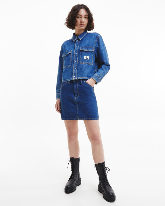 Cropped Utility Shirt