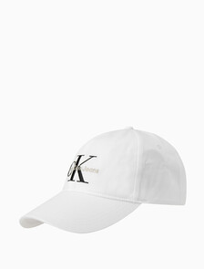 MONOGRAM CAP, BRIGHT WHITE, hi-res