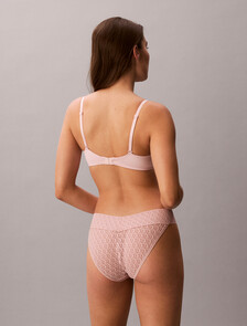 Low Rise Bikini Briefs - Icon Logo Lace, Subdued, hi-res