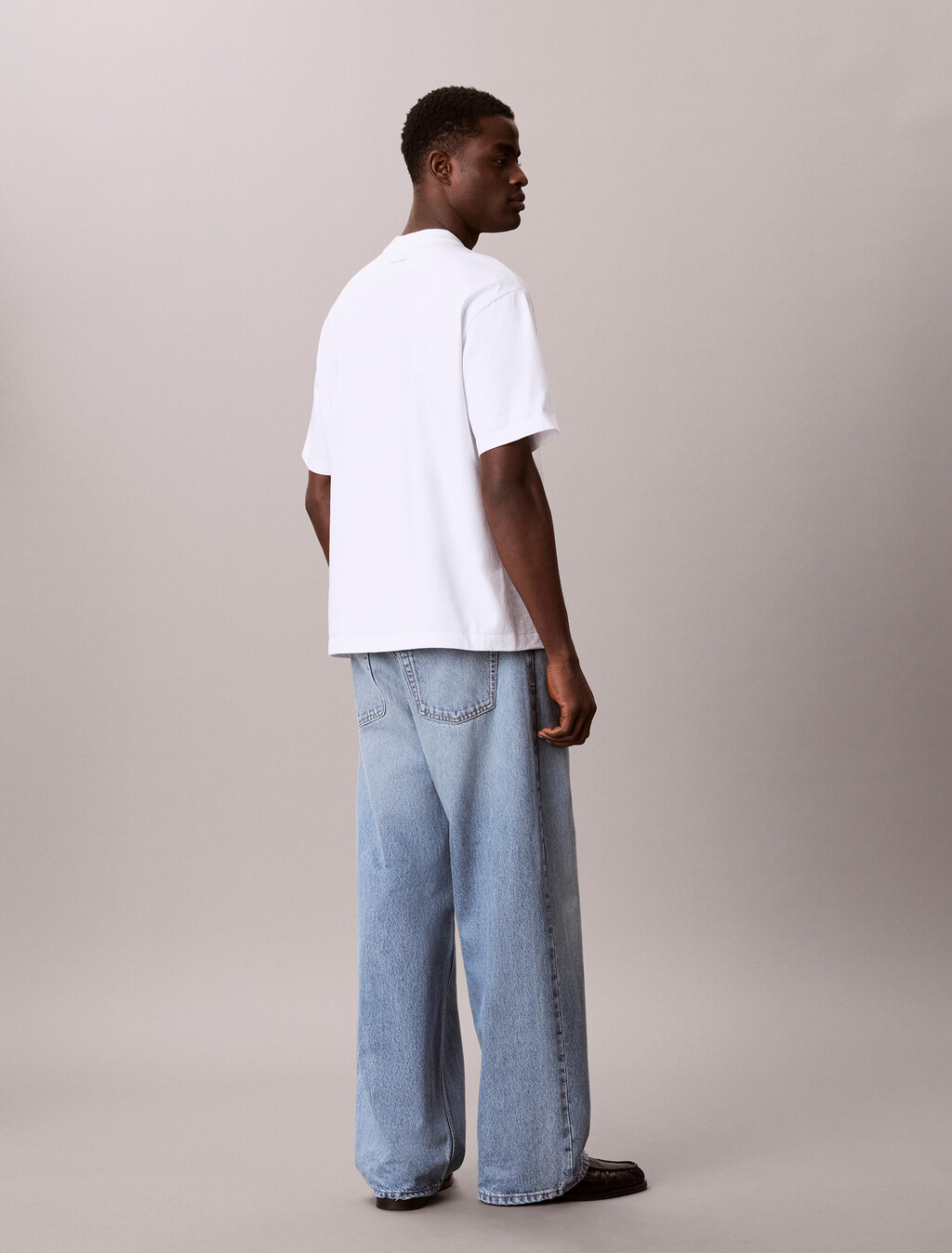 Resort Palm Graphic Relaxed Tee, Bright White, hi-res